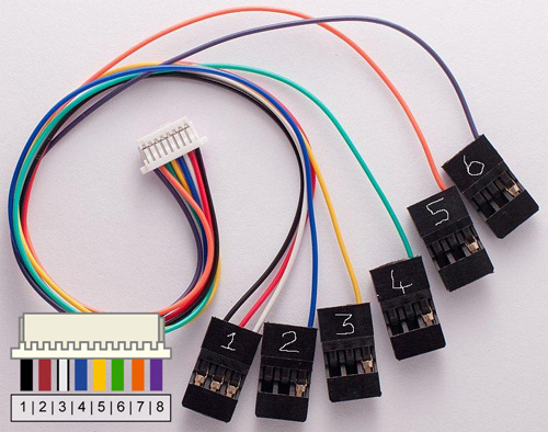 Кабель порта приемника (Receiver Port) CC3D